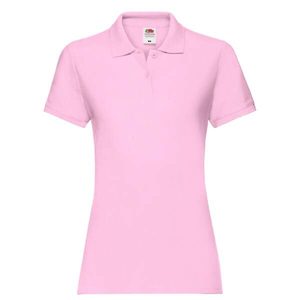 Fruit of the Loom Chemise polo unie premium pour femmes/dame (rose clair)