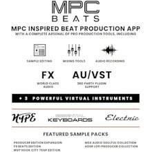 AKAI 25 Key USB MIDI Keyboard Controller MPK Mini MK3 With Backlit Pads Knobs Music Production Software White - White-MPKMinionly - View 5