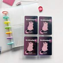 Idol Collection Album With 3-Inch Mushroom Clips, 4-Grid 20-Page Mini Photo Album DIY - Binder Photo Album - View 2