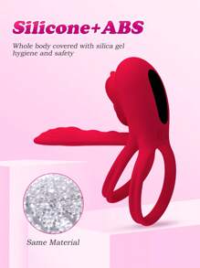 Vibrating Cock Ring Penis Sleeve With Rose Clitoral Stimulator, Remote Control Penis Ring Vibrator Couples Adult Sex Toys For Men Women, Male Female Couple Sex Toy With G Spot Clitoris Vibrator