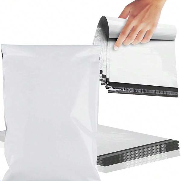 100 Pcs Foil Mailing Bags, COURIER FOLIOPAKI Strong FOLIOPAK 310/420mm, 320/450mm, 380/520mm, 550/650mm 100pcs, Foil-Packed Courier Envelopes 100 Pcs. Packaging Bags, Parcel Delivery Bags, White Plastic Bags For Packing, Extra Large And Thick Courier Bags, Sealed Packaging Bags, Logistic Storage Bags, Clothes Shipping Envelopes, STRONG PARCEL LOCKER BAGS, Waterproof Parcel Bags. Back To School