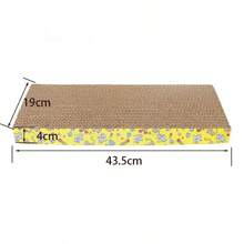 Cat Toys Cat Scraper Sharpening Claw Cardboard Corrugated Board Scratch-Resistant Cat Scratch Board Cat Toy Sofa Cushion Bed