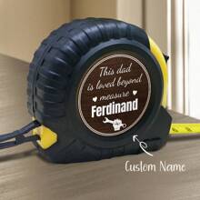 1 Peça Fita Métrica Personalizada para Pai, Texto Personalizado, Fita Métrica Bloqueável, Presente Criativo para o Dia dos Pais, Presente de Aniversário Personalizado para Pai, Presente de Aniversário para Marido, Presente do Dia dos Pais, Multifuncional, Ornamental, Anti-Mofo, Reutilizável, Alta Qualidade, Colorida, Moderna, Personalizada, Presente Único para Formatura