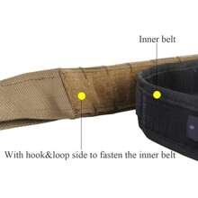 SINAIRSOFT EMERSONGEAR Tactical Rigger's Belt With Cobra Buckle,Quick Release MOLLE Riggers Belt,1.75" Inner 2" Outer Heavy Duty Belt