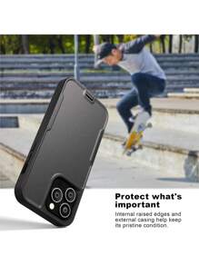 Funda protectora de teléfono serie de transporte 2 en 1, de doble capa resistente y a prueba de caídas, con protección integral a prueba de agua, golpes y arañazos