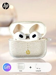 米色耳機+保護殼