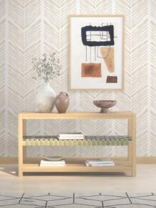 SUPSTICKER 1pc Pink Stripe & Light Brown Pine Print Self-Adhesive Wallpaper, Easy Clean Moisture-Proof Removable Surface, Home Decor Sticker Applicable To Kitchen, Bathroom, Bedroom, Living Room, Cabinet, Wardrobe, Stairs, Door, 3 Sizes Available: 47.24x15.75inch/120*40cm, 118.11*15.75inch/300*40cm, 196.85*15.75inch/500*40cm Gifts Birthday Graduation Room Decor Wall Decor Stuff Living Room Decor House Decor Home Decor Living Room Wall Paper Stickers Wall Stickers Wall Sticker