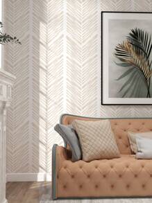 SUPSTICKER 1pc Pink Stripe & Light Brown Pine Print Self-Adhesive Wallpaper, Easy Clean Moisture-Proof Removable Surface, Home Decor Sticker Applicable To Kitchen, Bathroom, Bedroom, Living Room, Cabinet, Wardrobe, Stairs, Door, 3 Sizes Available: 47.24x15.75inch/120*40cm, 118.11*15.75inch/300*40cm, 196.85*15.75inch/500*40cm Gifts Birthday Graduation Room Decor Wall Decor Stuff Living Room Decor House Decor Home Decor Living Room Wall Paper Stickers Wall Stickers Wall Sticker