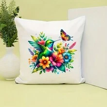 1 miếng dán chuyển nhiệt hình chim ruồi và bướm rực rỡ - Miếng dán ép nhiệt tự làm cho áo phông, khẩu trang, quần jean và ba lô - Nhiều màu - Xem 9