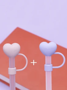 5 pièces de couvre-pailles personnalisés avec nom, bouchon de paille en silicone souple de grand diamètre 10 mm, forme de cœur, bouchon anti-poussière, couvercle de protection des pailles, compatible avec tasse, bouteille d'eau, multifonctionnel, durable, ornemental, anti-moisissure, adorable, de haute qualité, mignon, personnalisé, unique, pour elle, petite amie, famille, amis, fils, étudiants, travailleurs, enfants, pour anniversaires, mariages, remises de diplômes, pendaison de crémaillère
