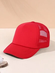 2pcs/1pc Multiple Colors Casual Game Console Stitching Mesh Baseball Cap, Sun Protection Comfortable Breathable Cap For Summer Holiday Outdoor Traveling Boys And Girls Accessories