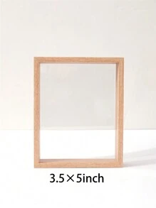 1 Khung Hình Hình Chữ Nhật Trong Suốt Để Trang Trí Tường, Lý Tưởng Cho Phòng Trưng Bày Nghệ Thuật, Quà Tặng Giáng Sinh & Quà Tặng Ngày Lễ Tình Nhân, Không Bao Gồm Hoa - Màu be - Xem 11