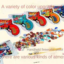 3 件手持婚礼烟花、自动充气烟花枪、新年前夜酷炫氛围烟花婚礼闪光、生日毕业烟花枪、生日庆祝烟花、新年派对、派对烟花枪 - 彩色 - 查看 5