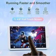 4 Inch Touch Screen MP3 Player Android 9.0 WiFi Bluetooth MTK 8 Core Music Player With Spotify Audible Deezer  Music  Play Downloadable Apps - 8Core-White - View 2