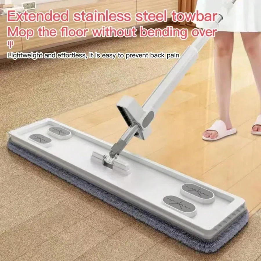 Balai Serpillère, Chausson De Nettoyage Pour Sols En Bois Dur[734