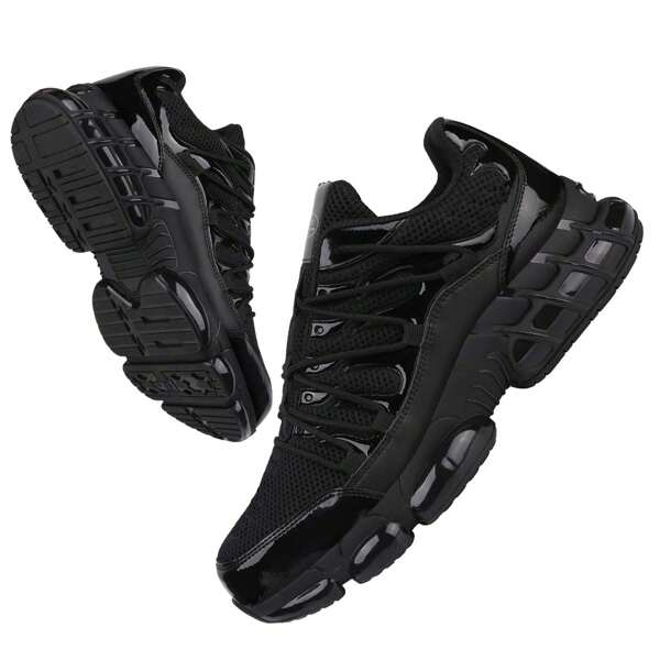 Steel Toe Shoes For Women Composite Toe Safety Sneakers Non Slip Industrial Work Shoes Air Cushion Tennis Shoes Black