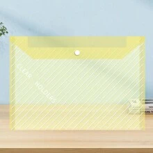 10/20pcs A4 Size Transparent Colorful PP Plastic File Folders, Waterproof Large Capacity For Office Document Storage And Student Stationery Organization, Great For Back To School Season,Back To School,School Supplies
