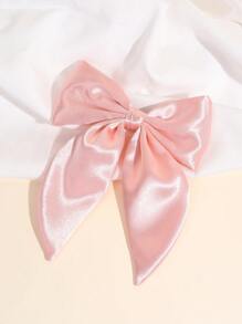 1个白色纯色蝴蝶结发夹，白色丝带鳄鱼夹蝴蝶结发夹，时尚发饰，女孩派对礼物 - 蝴蝶結髮夾 - 查看 9