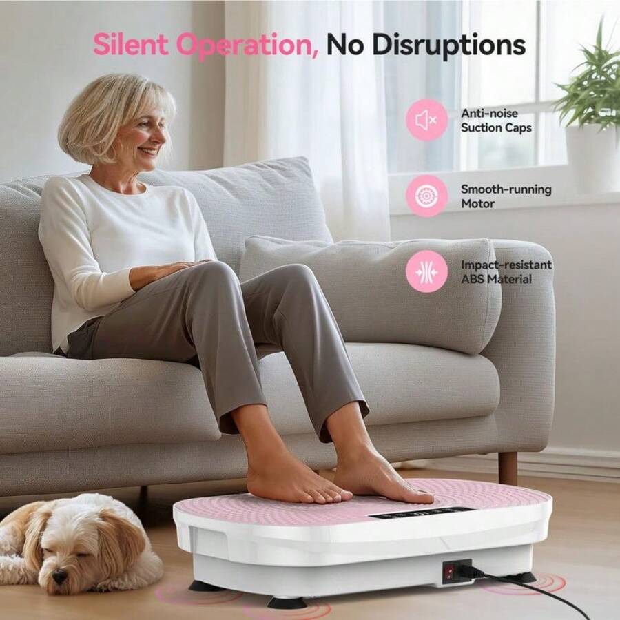 Vibration plate exercise machine vibration plate for lymphatic drainage