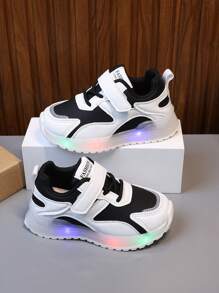 1 Pair Comfortable Kids Outdoor Sports Shoes, Fashion Boys/Girls LED Sneakers, Infants Non-Slip Casual Shoes