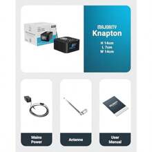 Bedside Clock Radio With Bluetooth | 15W Wireless Charging USB Port | DAB+ FM | Loud Dual Alarm Sleep Snooze Function | Large Dimmable Backlit LCD Display - Black1 - View 7