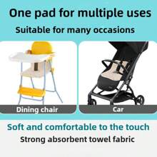 Baby Nässeschutz, Autositzauflage für Kinder, Kindertöpfchen-Sitzschutz mit wasserdichter Einlage für Kinderwagen und Essstuhl