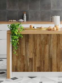 1 Roll Light Brown Wood Grain Pattern Wallpaper, Thick Moisture-Proof Home Decor Wall Paper For Living Room, Dining Room, Bedroom, Background Wall, Available Sizes: 48.8x15.8inch, 15.75x78.74inch,Renovation Stickers Peel Wall Panels,Wall Paper, Wallpapers,Spring Decoration Items Refresh Your Home,Rama Decoration Stickers - Multicolor - View 11