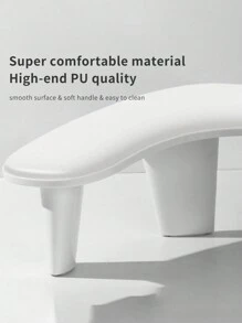 New Arrivals Manicure Comfortable Tilt Soft Nail Arm Rest Professional PU Leather U Shape Nail Hand Pillow For Manicure Salon Use