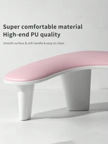 New Arrivals Manicure Comfortable Tilt Soft Nail Arm Rest Professional PU Leather U Shape Nail Hand Pillow For Manicure Salon Use