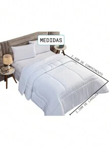 Double Percale 400 Thread Count Satin Duvet For Every Style - Blanco - Ver 6