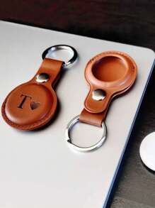 Personalisierte Apple AirTag Hülle, benutzerdefinierter Text oder Logo AirTag Hülle, personalisierte AirTag Hülle, AirTag Halter, Paare, ihr persönlicher AirTag Halter, benutzerdefinierter AirTag Schlüsselanhänger, Leder AirTag Schlüsselanhänger, benutzerdefinierte AirTag Hülle, Konnektivitätsgeschenke für Männer, Valentinstag für Paare