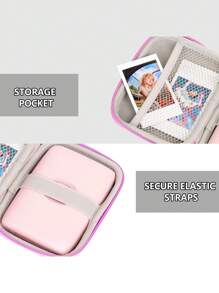 Hard Case Carrying Case Compatible With Fujifilm Insta X Mini EVO Instant Camera/Insta X Mini Link Printer/Insta X Mini Liplay, M35/M38/F9,Travel Case For Mini EVO