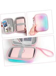 Hard Case Carrying Case Compatible With Fujifilm Insta X Mini EVO Instant Camera/Insta X Mini Link Printer/Insta X Mini Liplay, M35/M38/F9,Travel Case For Mini EVO
