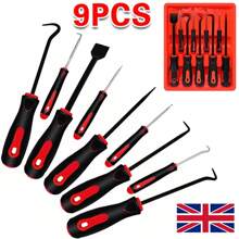 9PCS Profession Scraper Hook And Pick Tool Set O Ring Seal Removal Set&Mini Hook - Multicolor - View 10