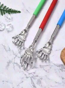 1 cái Dụng cụ gãi lưng bằng thép không gỉ có thể kéo dài, Máy mát-xa tự gãi, Giảm ngứa - Nhiều màu - Xem 2