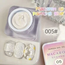 6ml 马卡龙油画凝胶指甲油可剥离紫外线凝胶 9 种颜色可供选择 持久指甲油凝胶 适合居家美甲沙龙