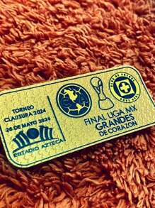 Parche Final América VS Cruz Azul C24 Estadio Azteca Mayo 2024 - Dorado - Ver 4