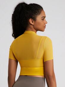 MASKERT Spring And Summer Women's Yoga Tops,Casual Tights,Women's Yoga Short Sleeves,Sports And Exercise Short Sleeves,Outdoor Sports Tops,High-Elastic Yoga Top,Commuter Top,Soft And Comfortable At Home
