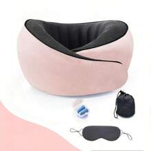 1pc, New Travel Pillow - Soft Cover, 100% Memory Foam Filling, Portable U-Shaped Neck Pillow For Airplanes, Cars, Offices, And Upright Sleeping - Ergonomic Design For Ultimate Comfort And Support - Grey - View 16