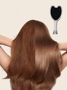 1 件镂空美发梳防静电顺发刷头皮按摩发刷适合所有发质完美的情人节礼物