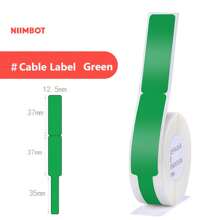 Original Niimbot D11 Cable Label Sticker For D110 D101 Pinter Labels Cable Office Wire Identification Tag Network Cord Waterproof Marking - Single Roll - View 5