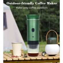 HX HECLX Black Portable Espresso Machine & Coffee-Maker Combo - 綠色 - 查看 5