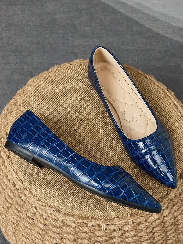 Încălțăminte pentru femei, cu vârf ascuțit, culoare neagră și caise, ocazional, versatil, îmbrăcăminte de birou, în aer liber, estetic de ultimă generație, plat cu blocare de culoare, primăvară și toamnă