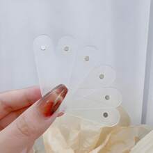 1/10pcs Magnetic Nail Display Plates, Reusable Nail Art Practice Tips, Press-On Fake Nail Colour Sample Holder, Manicure Tool With Unscented Attribute