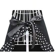 1 Stück verstellbare Kochschürze mit Taschen - professionelle Schürze für Männer und Frauen, Schwarz