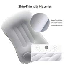 Comfortable Portable Inflatable Cushion, Camping Cushion, Pool Cushion, Ultra Soft Car Cushion For Lumbar And Neck Support