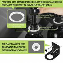 LEAPAIR 500ml Glossy Brown Shampoo Conditioner Disepnser Bottle With Pump With Tray/Label/Holder,2PCS PET Plastic Shower Gel Lotion Storage Container Reusable Empty Pump Bottle,Wall-Mounted Lotion Bottle Holder(Stainless Steel Punching Installation),For Shampoo, Shower Gel, Body Wash,Conditioner,Hand Soap, Dishwashing Liquid,For Bathroom, Bedroom, Office, Kitchen Sink, Travel, Beauty Salon, Hotel Home Bathroom Decor