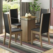 MADESA Dining Table & Chair Sets - Black - View 2