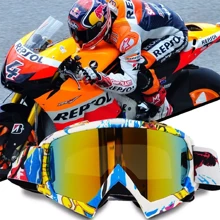 NetHong Motorcycle Racing Goggles Motocross Dirt Bike Off-Road Eyewear MX ATV MTB UTV - Multicolor - View 2