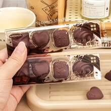 巧克力橡皮擦 - 一套 4 个创意零食形状橡皮擦，逼真的黑色巧克力橡胶橡皮擦，有趣而独特的文具，适合儿童和成人返校